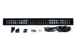 Body Armor 4x4 20In Blackout Led Light Bar Combo Beam With Wire Harnessblack