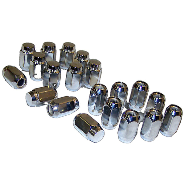 Crown Automotive Lug Nut Kit — Chrome