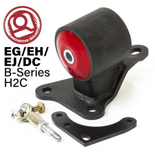 Innovative Support de transmission en aluminium avec coussinet 65A 92-95 Honda Civic / 94-01 Integra série B - noir