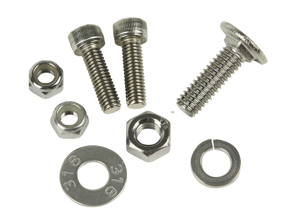 Rigid Industries Dseries L Bracket Kit with Hardware Stainless Steel