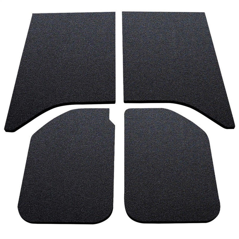 DEI Garniture de pavillon Boom Mat 11-18 Jeep Wrangler JK 2 portes - 4 pièces - noir