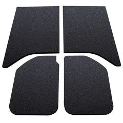 DEI Garniture de pavillon Boom Mat 11-18 Jeep Wrangler JK 2 portes - 4 pièces - noir