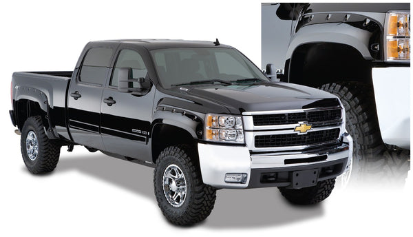 Bushwacker Fender Flare Pocket Style 4pc - Black (BW40942-02)