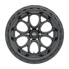 Weld Off-Road W108 Wheel 20X10 Ledge 6X135 ET-18 BS4.75 Satin Black / Black Ring 87.1