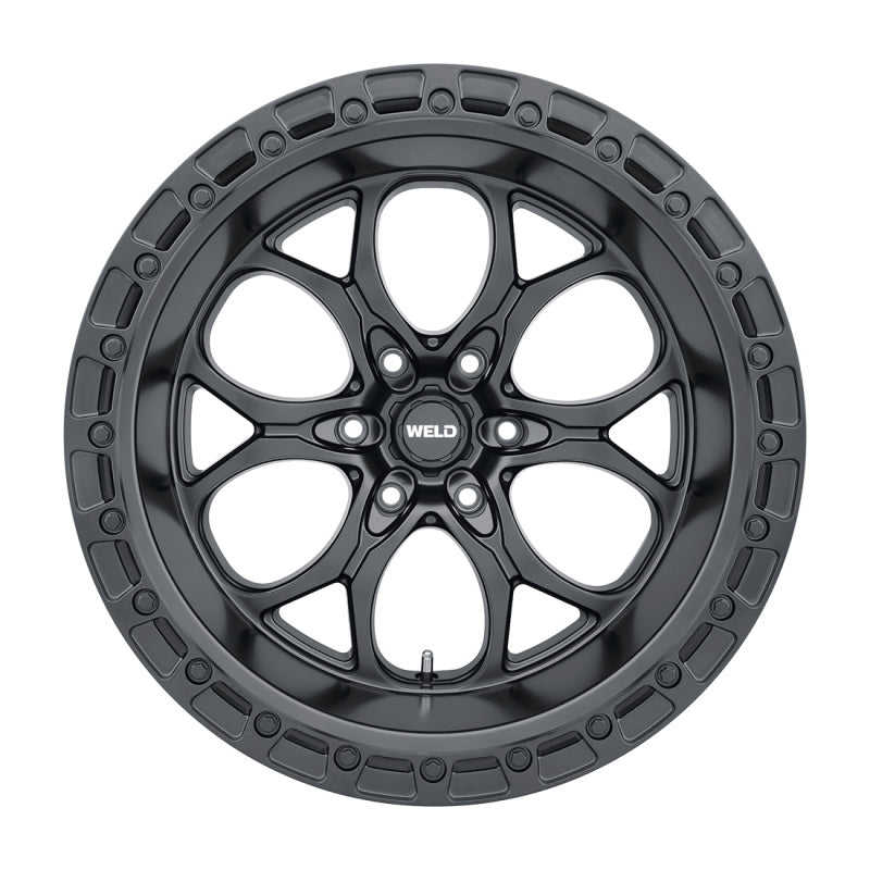 Weld Off-Road Roue W108 20X9 Ledge 6X135 ET20 BS5.75 87.1 - noir satiné / anneau noir