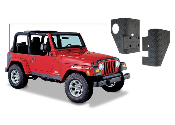 Bushwacker 9706 Wrangler Rear CORNERS(WORK W/BUS FLARES)