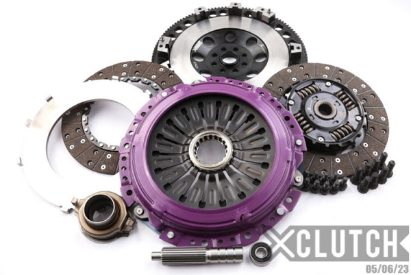 XClutch Ensemble d'embrayage bidisque à ressorts organique 10.5 po 15-21 Subaru WRX STi Base 2.5L