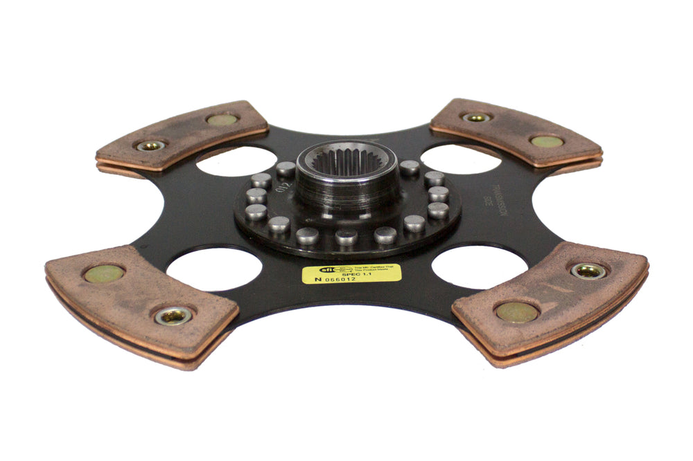 Advanced Clutch ACT 4 Pad Rigid Race Clutch Disc — 1990-1991 Acura Integra (4220012)
