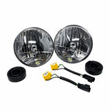 KC Hilites Headlight Kit with Jumpers For Jk Driver/Passenger