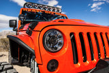 KC Hilites 2007-2016 Wrangler Headlight; Gravity Led Pro 7In Dot (Pr)Driver/Passenger
