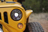 KC Hilites 2007-2016 Wrangler Headlight; Gravity Led Pro 7In Dot (Pr)Driver/Passenger