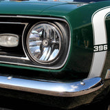 KC Hilites Headlight; Gravity Led 7In Dot Tj/H4 (Pr)Driver/Passenger