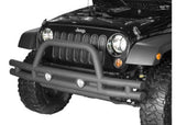 Rugged Ridge 3-In Dbl Tube Front Winch Bumper w/Hoop 76-06 Models (1156103) — view 2