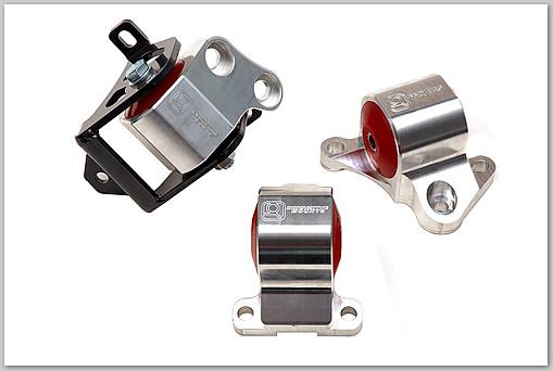 Innovative Supports en aluminium avec coussinets 75A 96-00 Civic série B/D (2 boulons) - argent