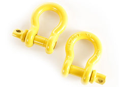 Rugged Ridge Anneaux en D 3/4 po - jaune (paire)