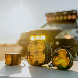KC Hilites Flex Era 1 Performance Yellow Spread Beam Lens Headlight Reflector Assembly