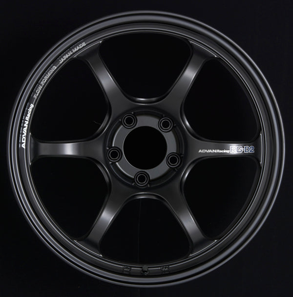 Advan Roue RG-D2 18x10.0 +35 5x114.3 - noir semi-brillant