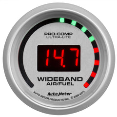 AutoMeter 2-1/16" Wideband Street Air/Fuel Ratio, 10:1-17:1 Afr, Ultra-Lite