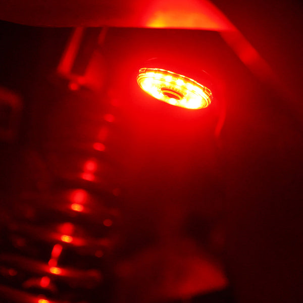 KC Hilites Cyclone V2 LED Replacement Lens Red Single