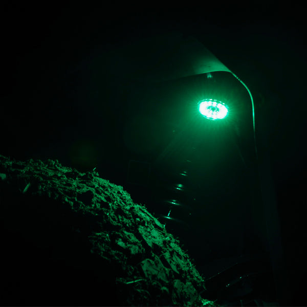 KC Hilites Cyclone V2 LED Replacement Lens Green Single