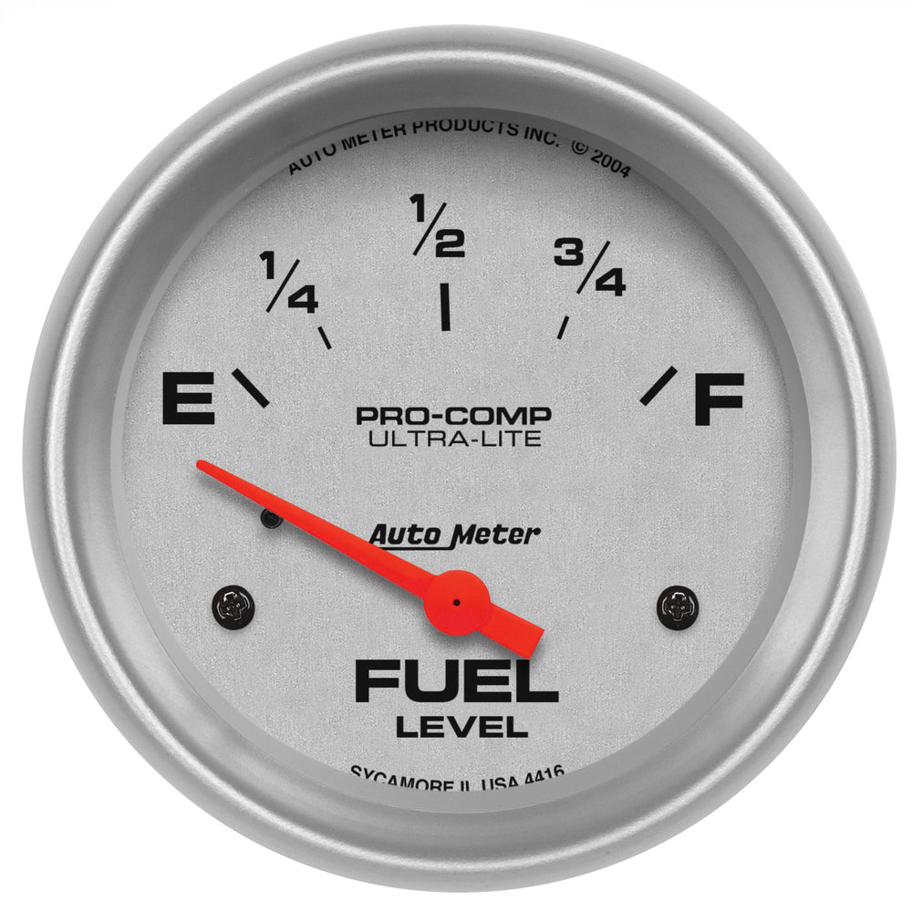 AutoMeter 2-5/8" Fuel Level, 240-33 Ohm, Sse, Ultra-Lite