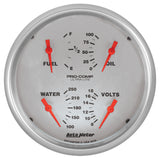 Autometer Gauge QUAD 5IN 0 E90 F ELEC Ultralite (ATM4419)