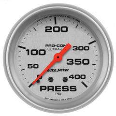 AutoMeter 2-5/8" Pressure, 0-400 PSI, Ultra-Lite