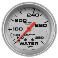AutoMeter 2-5/8" Water Temperature, 140-280 F, Ultra-Lite