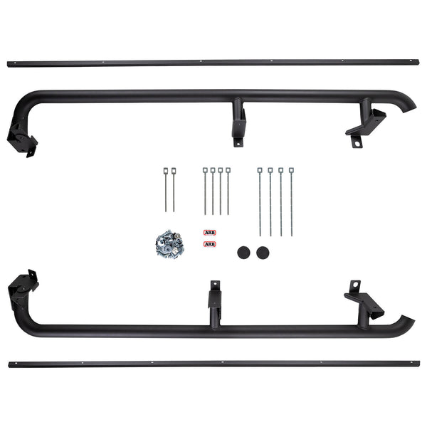 ARB Deluxe Rock Sliders Step Nerf Bar — for select Jeep vehicles (4450230)