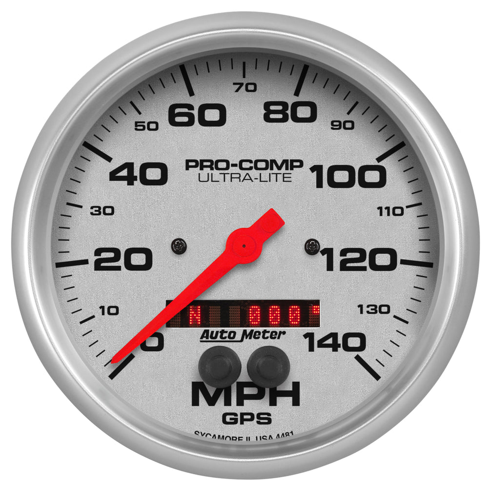 AutoMeter 5" GPS Speedometer, 0-140 MPH, Ultra-Lite