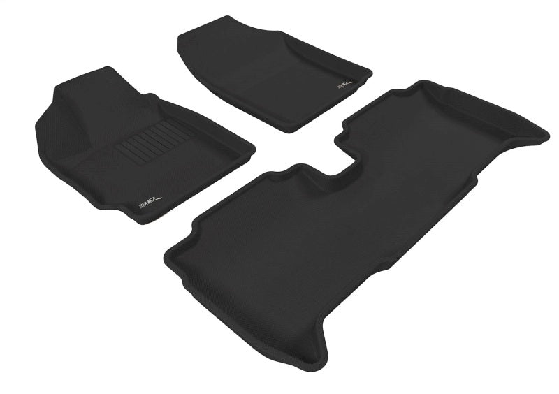 3D MAXpider Ensemble complet Kagu 07-11 Toyota Yaris berline - noir