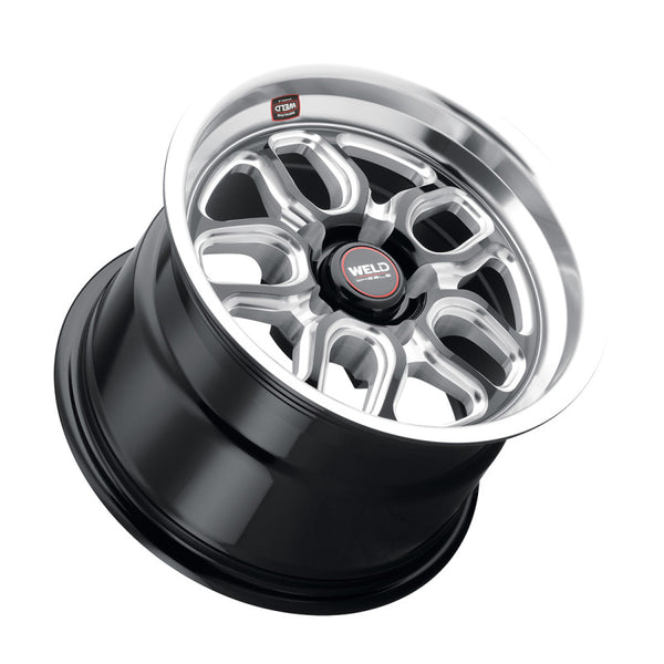 Weld Roue S152 15X10 Laguna Drag 5X120.7 ET50 BS7.5 diamètre 78.1 - noir brillant usiné