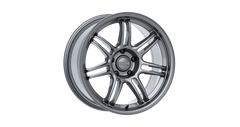 Kansei Roue K17G Seven 18x8.5 po / 5x112 / déport 35mm / alésage 66.56mm - gris métal