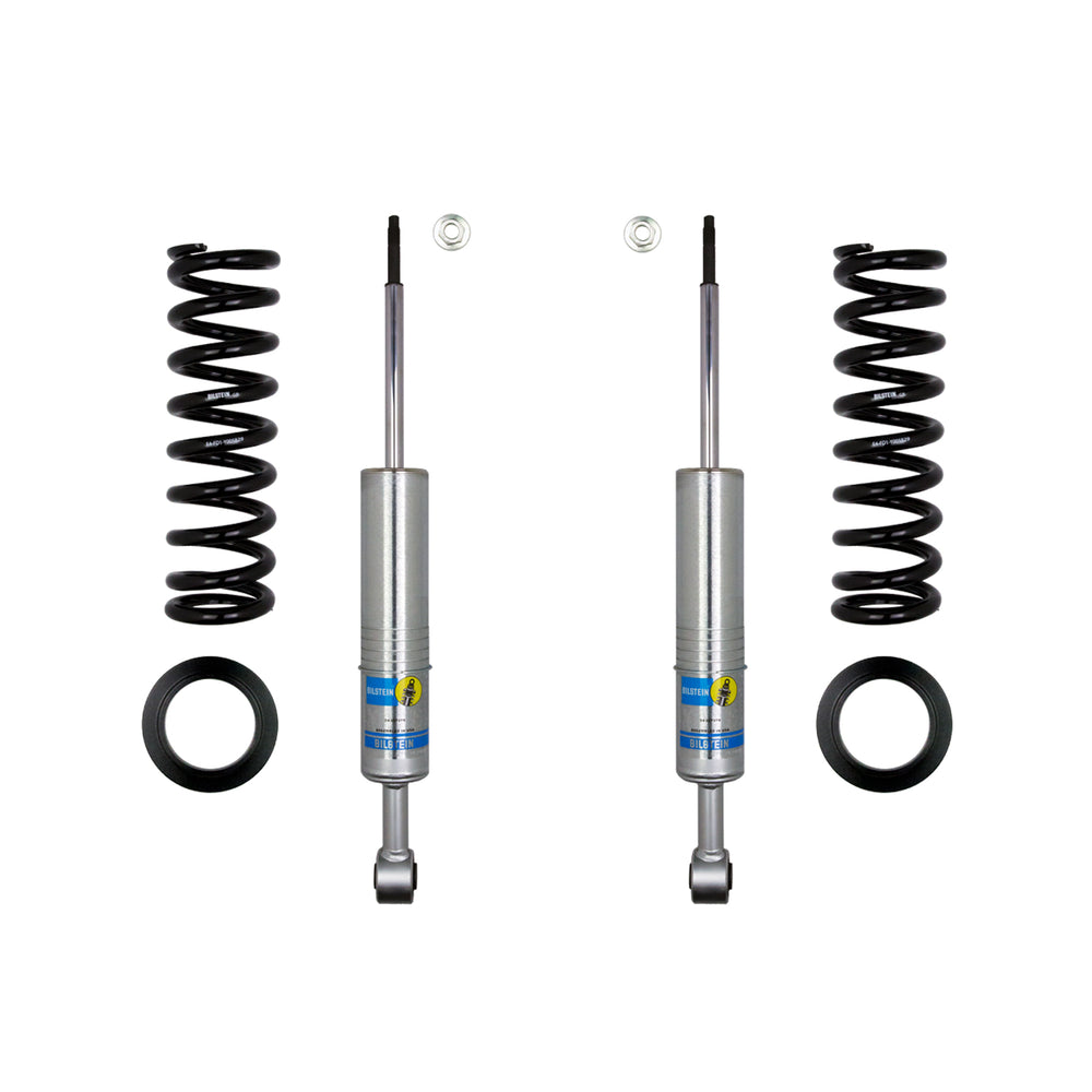 Bilstein Suspension Kit B8 6112 Front (BIL46-227294) — Dampers: Zinc Plated/Springs: Black