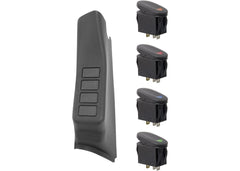 Rugged Ridge Apillar Switch POD Kitblackleft 0713 JEEP WRANGLER(JK)
