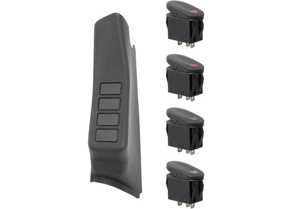 Rugged Ridge Apillar Switch POD Kitblackleft 0713 JEEP WRANGLER(JK)