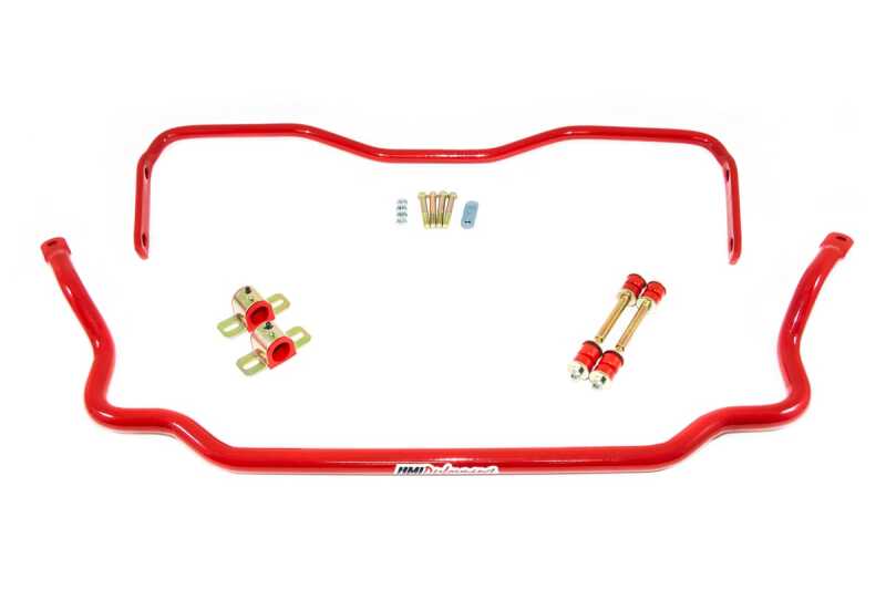UMI Performance Ensemble de barres stabilisatrices avant et arrière pleines 78-88 GM G-Body