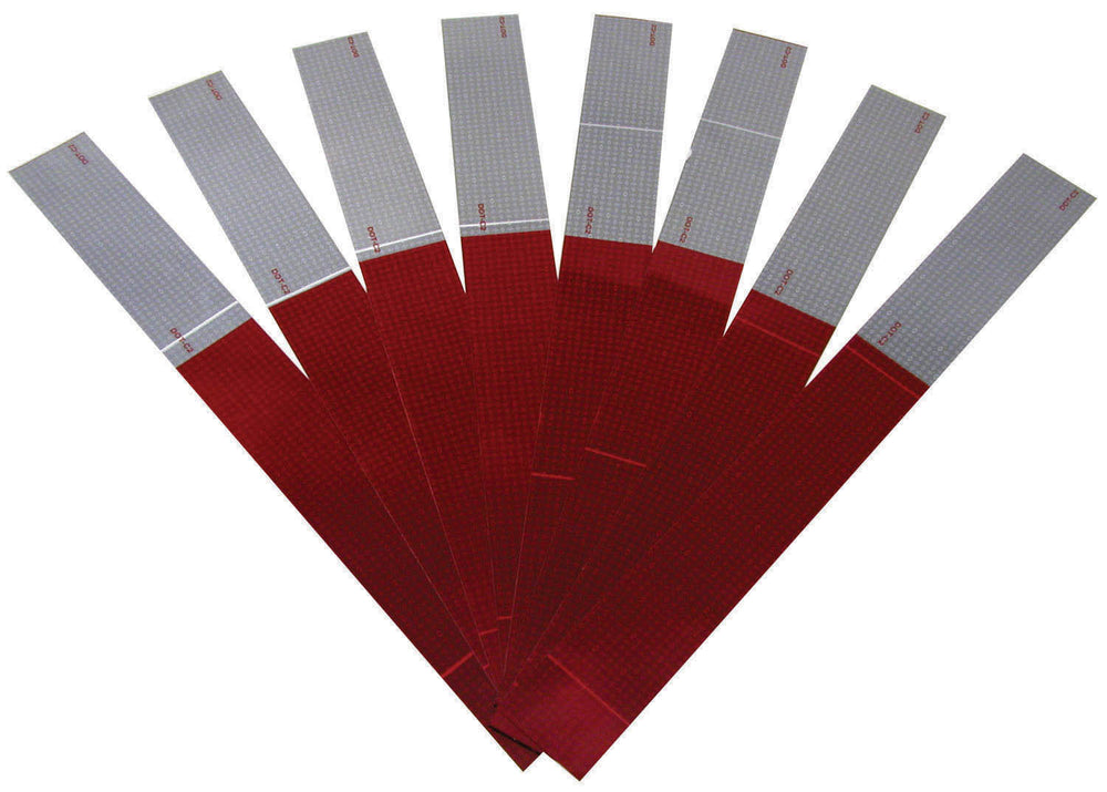 Peterson Manufacturing Reflective Tape Kit Red/Silver