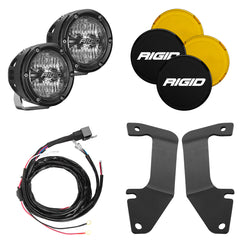 Rigid Industries 2014-2020 Toyota Tundra A-Pillar Light Kit, Includes 4In 360-Series Drive