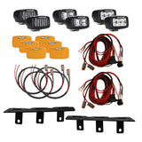 Rigid Industries 2021+ Bronco Mod Bumper Triple Srm Fog Light Kit