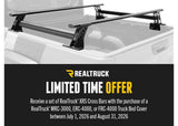 Go Rhino Side Rail Accessory Kit For Xrs Cross Bars 49 3/4In Black