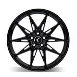 KRAZE KR196 EVOLVE GLOSS BLACK 20X9 5-114.3 72.62 CENTER BORE +35MM