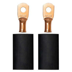 Moroso Ensemble de cosses de câble de batterie à sertir/souder pour fil calibre 6, goujon de 1/4 po de diam. (paquet de 2)