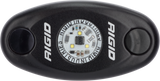 Rigid Industries A-Series LED Light, High Power, Red, Black Housing, Single (480103) — view 2