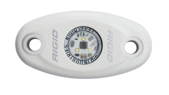 Rigid Industries A-Series LED Light, Low Power, Cool White, White Housing, Single