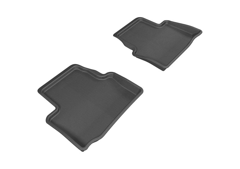 3D MAXpider Tapis de sol de 2e rangée Kagu 2013-2019 Cadillac ATS/ATS-V - noir