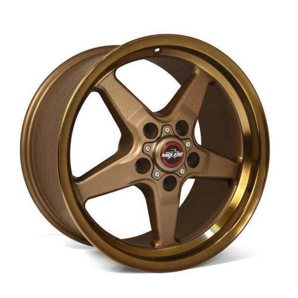 Race Star Roue 92 Drag Star Bracket Racer 17x10.5 5x4.50BC 7.625BS - bronze
