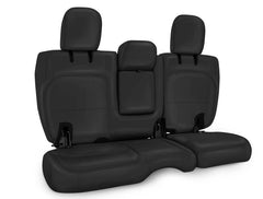 PRP Housse de banquette arrière pour intérieur en cuir 2018+ Jeep Wrangler JLU/4 portes - entièrement noir