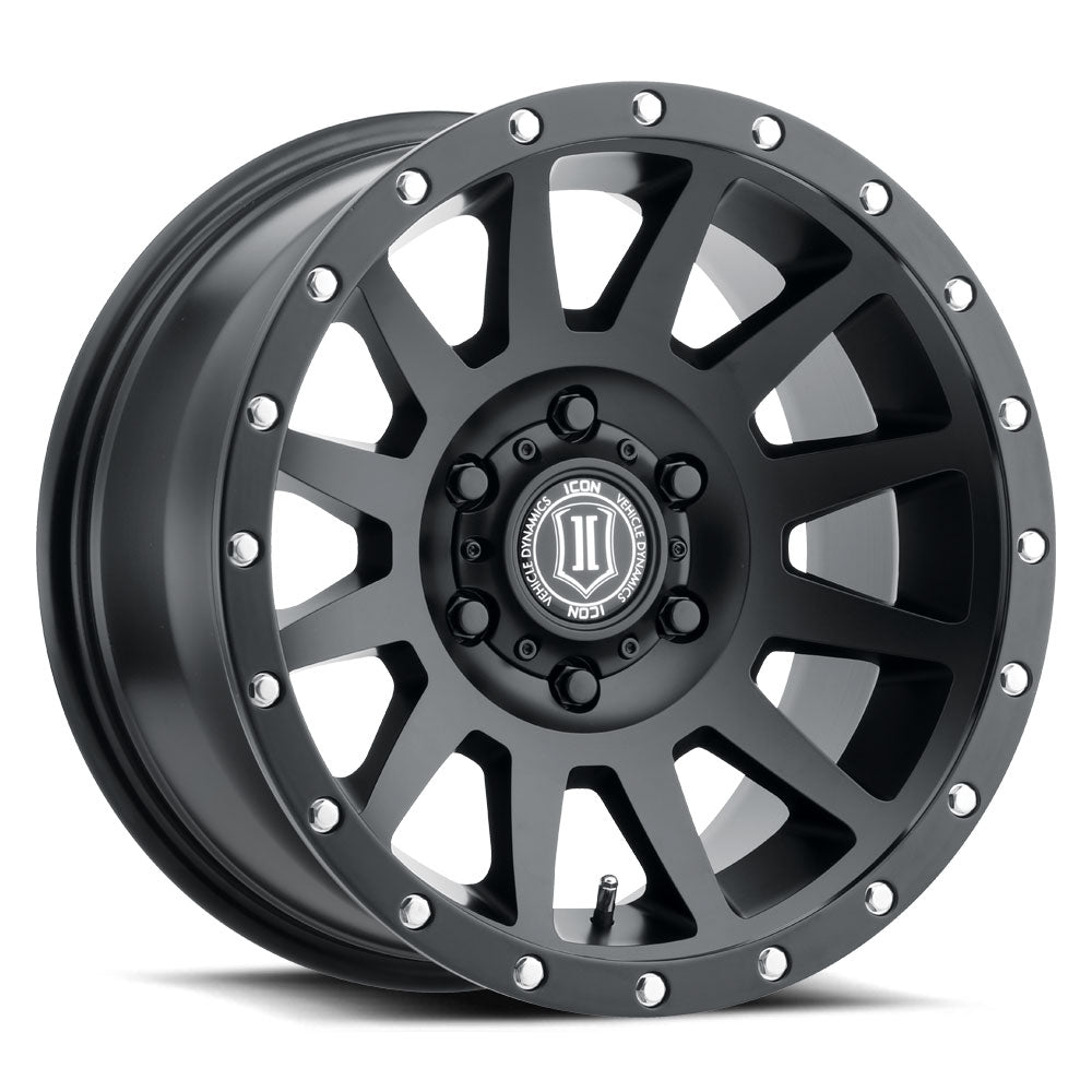 Icon Vehicle Dynamics 17 X 8.5 Compression 6 X 135 5Inbp 6 mm Offset Sat Black