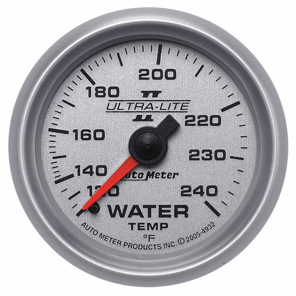 AutoMeter 2-1/16" Water Temperature, 120-240 F, Ultra-Lite II